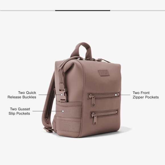 Dagne Dover Indi Neoprene Diaper Backpack
size small in onyx - Picture 14 of 15